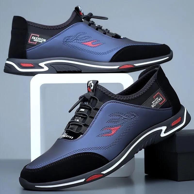 👞Zapatos de negocios de cuero transpirable para hombre ✅ antiolor ✅ suela de cuero suave ✅ moderno y versátil