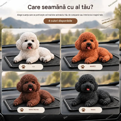 🐶✨Ornament auto în formă de pudel: cea mai adorabilă îmbunătățire pentru bordul mașinii