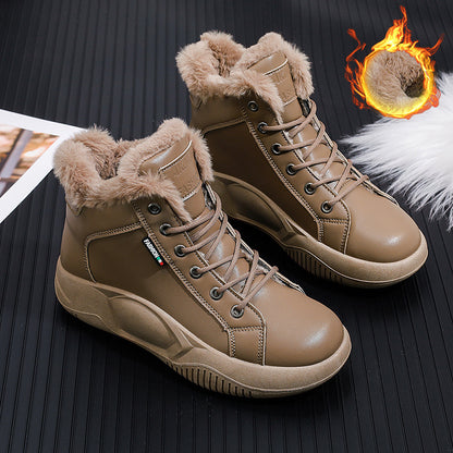 【35-40】Zapatos de ocio versátiles de nueva moda con suela gruesa retro