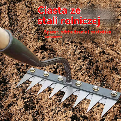 💥⛏️Artefakt do odchwaszczania z motyką do kopania w rolnictwie, uprawie warzyw, narzędzie do spulchniania gleby, stalowe grabie Fierce, grabie do gwoździ