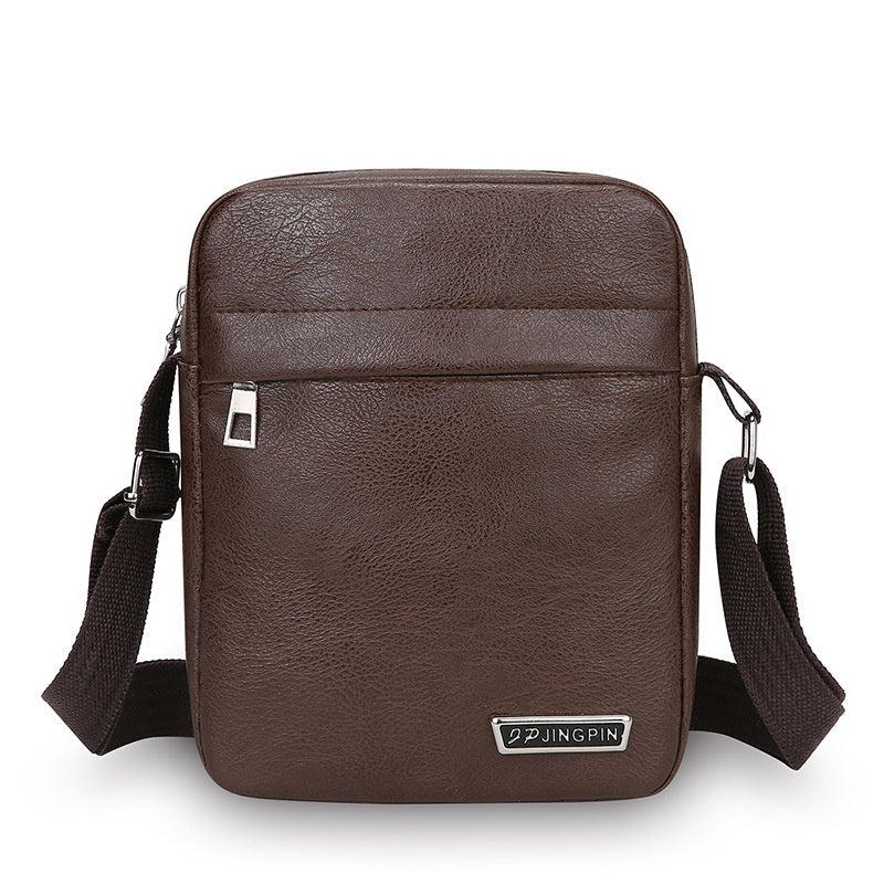 🔥【Compra 1 y llévate 1 gratis】Bolso de hombro de cuero genuino para negocios de moda para hombre