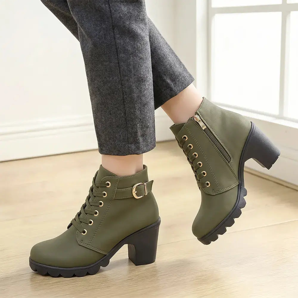 👢【35-42】Un articol esențial pentru toamnă-iarnă: Cizme elegante cu toc pentru femei – o combinație de stil și confort, ideale pentru a fi purtate cu ușurință întreaga zi!