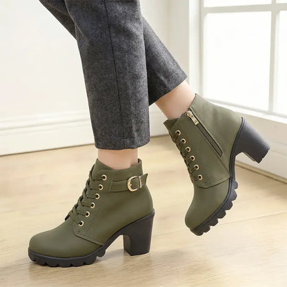 👢【35-42】Un articol esențial pentru toamnă-iarnă: Cizme elegante cu toc pentru femei – o combinație de stil și confort, ideale pentru a fi purtate cu ușurință întreaga zi!