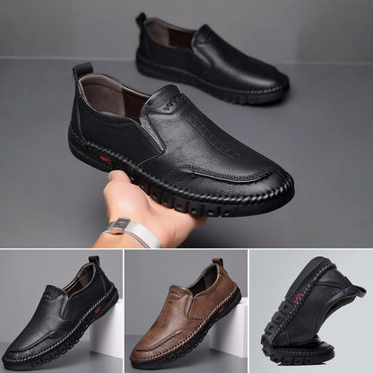 🏆50% de descuento👞【39-44】Zapatillas deportivas casuales para hombre 2026, fabricadas en piel auténtica, con suela suave, antideslizantes, transpirables