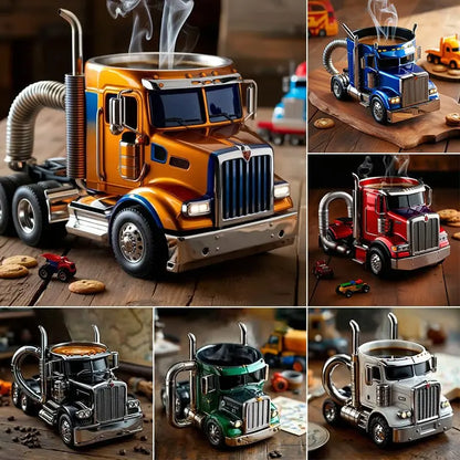 🚛【Reducere 50%】Cană de cafea lucrată manual în formă de camion