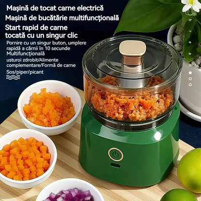 🔥 🥩⚡ Masina de tocat carne electrica de mare capacitate: Puternica, rapida si usor de folosit | Ideal pentru bucătăriile de acasă și pentru mesele de acasă 🍔🌮