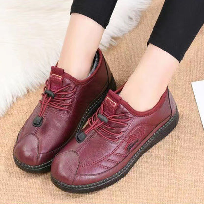 🩰【35-41】Damskie buty z miękką podeszwą i antypoślizgowymi małymi skórzanymi butami