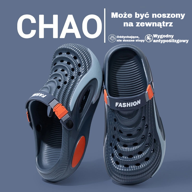 👟 50% zniżki 🌬️ Uniwersalne sandały męskie z grubą podeszwą EVA: antypoślizgowe, superlekkie i oddychające, idealne na plażę, do uprawiania sportu i na co dzień 🏃‍♂️