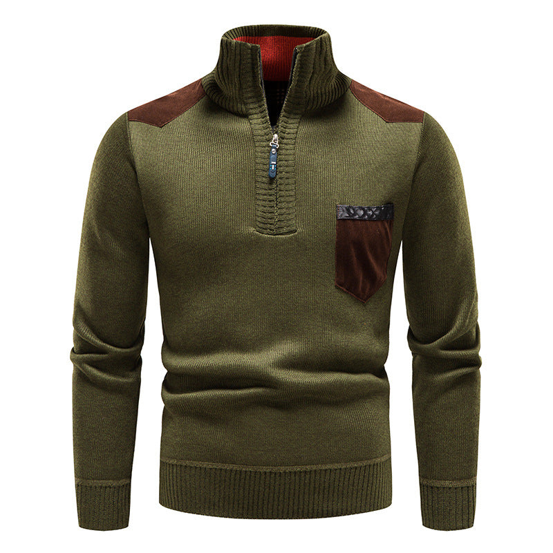 ❤️‍🔥 Pulover bărbătesc cu fermoar, stil casual, pentru toamnă și iarnă (M–3XL)