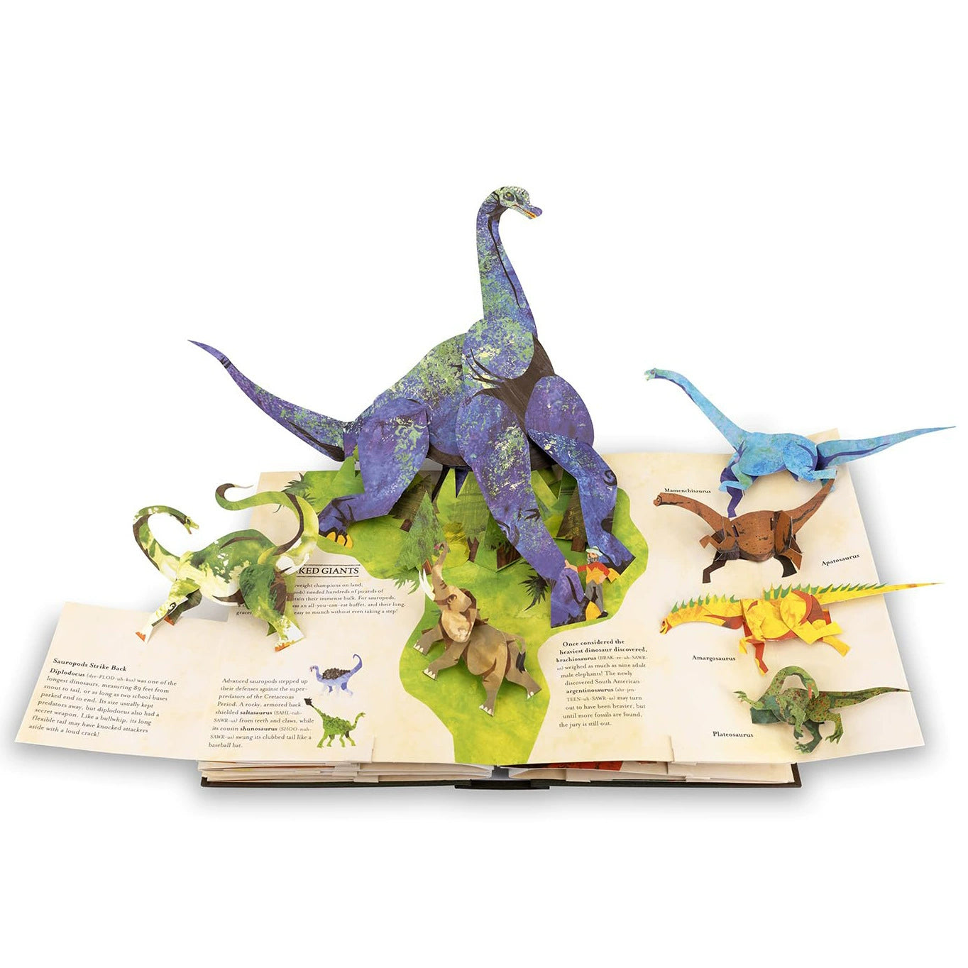 📕 3D Encyklopedia Prehistorica: Dinozaury, książka pop-up dla dzieci