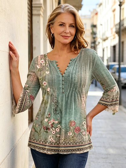 Tricou din bumbac 100%, cu imprimeu modern – confortabil, respirabil și stilat