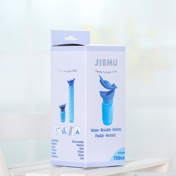 🔥【Cumpără 1 Primești 1 Gratuit】Urinare pliabilă portabilă pentru bărbați, femei, copii și bătrâni - Urinare reutilizabile【Capacitate mare de 750 ml】