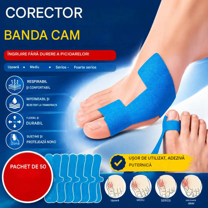 【50 buc】 Protecție flexibilă pentru degete, plasture pentru susținerea arsurilor, bandaj sport rezistent la abraziune