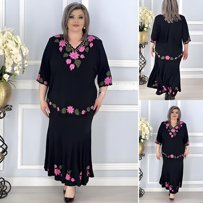 【50% OFF】【S-5XL】Ultimul costum cu fustă din 2025 [tricou + fustă]