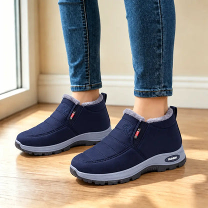❄️🔥👢【Pantofi unisex】Cizme de iarnă căptușite cu blană! Îți țin de cald și îți oferă siguranță în timpul mersului! 【35-47】