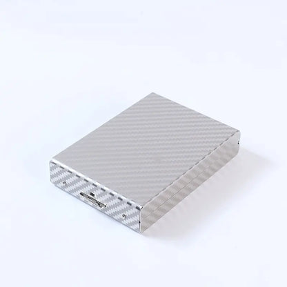 🛡️✨ Suport pentru carduri din oțel inoxidabil cu protecție RFID – Portofel pentru carduri cu protecție împotriva demagnetizării, compact și portabil 💳