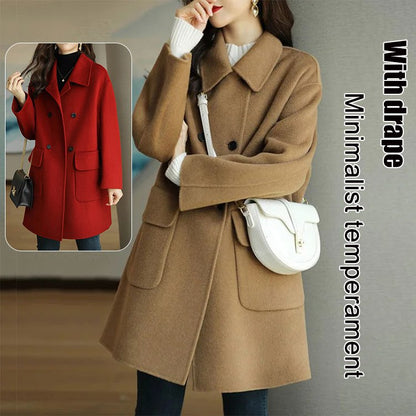 🌈🩰Zadnji dan, 39 % popust: Nov dvostranski plašč iz kašmirja in volne