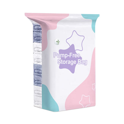 🧳【Set de 5】💨 Sac mare de compresie vidat: nu necesită pompă, etanș și perfect pentru a economisi spațiu în valize și acasă ✈️