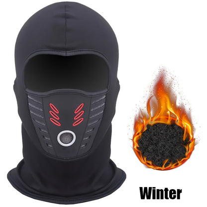 ☀️🔥Mască integrală, rezistentă la frig, pentru schi și iarnă, rezistentă la vânt și călduroasă, unisex