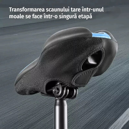 🔥🚲 Husă pentru șa de bicicletă din silicon și piele moale elastică: confort maxim și protecție completă