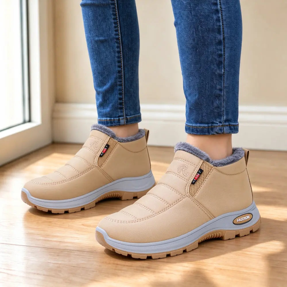 ❄️🔥👢【Pantofi unisex】Cizme de iarnă căptușite cu blană! Îți țin de cald și îți oferă siguranță în timpul mersului! 【35-47】