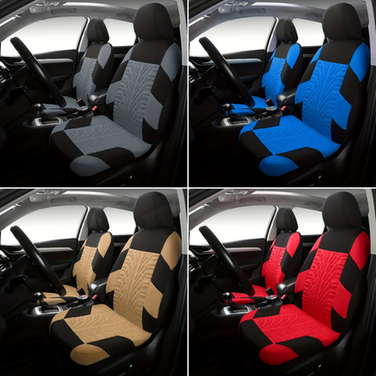 🚗🚗【50% de descuento 🔥】Juego de fundas universales para asientos de coche 2026 modernas, piel suave, 2 piezas ✅️ Pago contra reembolso