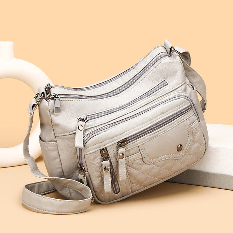 🔥【Reducere 50%】Geantă nouă de umăr/crossbody din piele moale, capacitate mare, 2025