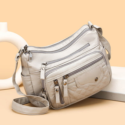 🔥【Reducere 50%】Geantă nouă de umăr/crossbody din piele moale, capacitate mare, 2025