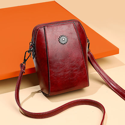 👜🎀【Pago contra reembolso】Bolso bandolera pequeño para mujer - Recién llegado 2026, material de cuero PU, estilo coreano, práctico y elegante