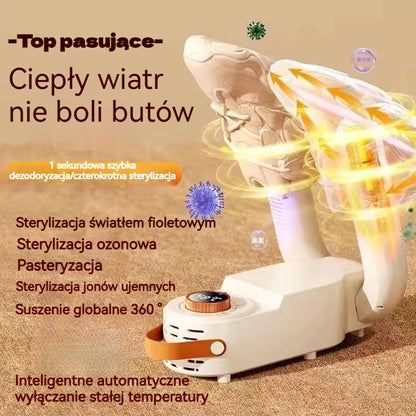 🔥【50% zniżki】🌡️🧦Elektryczna suszarka do butów z funkcją usuwania zapachu – szybkie i bezpieczne suszenie obuwia w domu