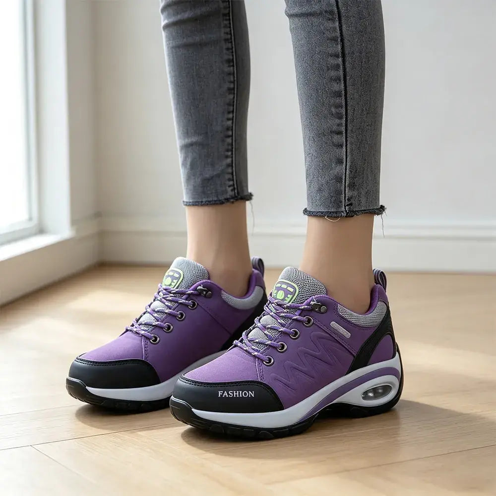 Pantofi sport de damă cu pernă de aer și talpă moale – Model casual cu platformă, respirabili și confortabili (Mărimi 35–42)