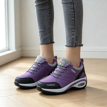 Pantofi sport de damă cu pernă de aer și talpă moale – Model casual cu platformă, respirabili și confortabili (Mărimi 35–42)