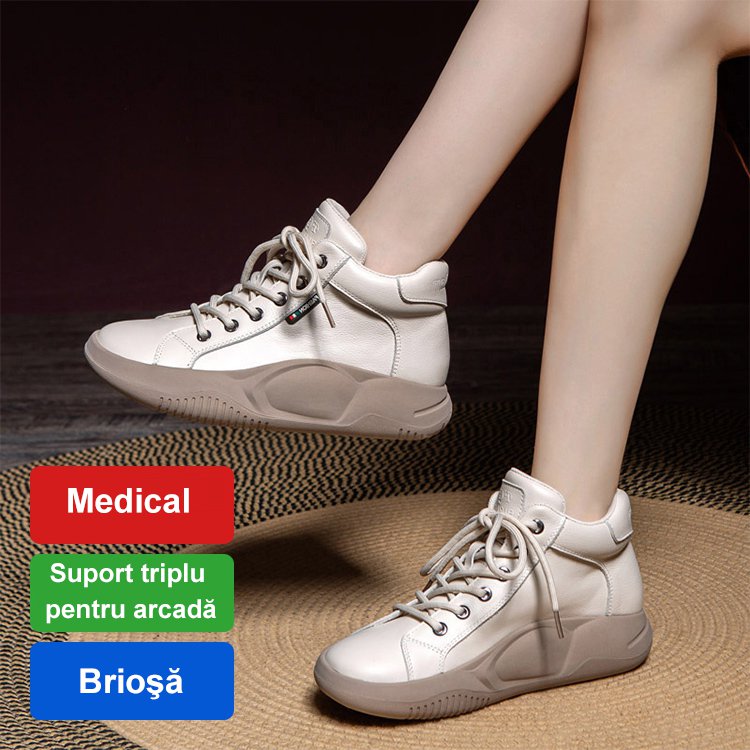 【35-40】Zapatos de ocio versátiles de nueva moda con suela gruesa retro