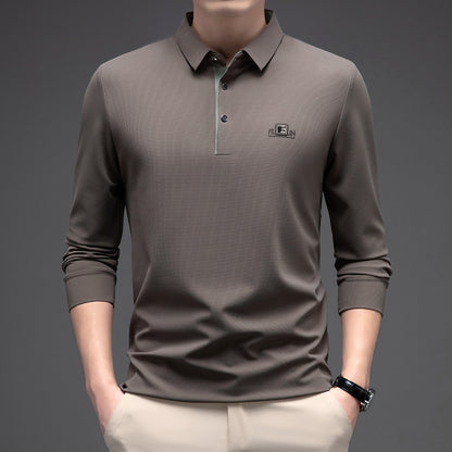 🔥【Compra uno y llévate otro gratis】🔥【M-4XL】Polo de manga larga de moda de negocios para hombre, superventas