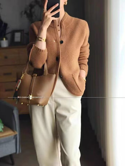 💖💖【S-2XL】Cardigan francez de cașmir de toamnă și iarnă cu un nou stil retro
