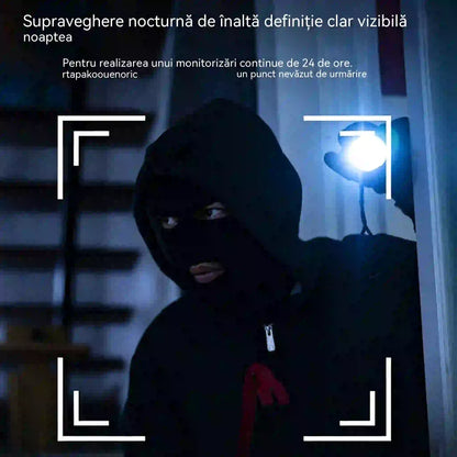 Cameră de înaltă definiție cu sistem inteligent de monitorizare a casei prin WiFi wireless de la distanță, vedere nocturnă în infraroșu, interfon bidirecțional și cameră de înaltă definiție.
