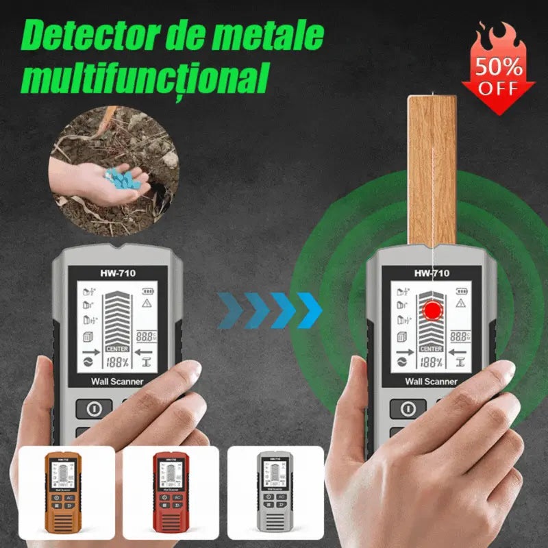 🔍 Detector perete 2 în 1 – Evită cablurile și țevile ascunse!