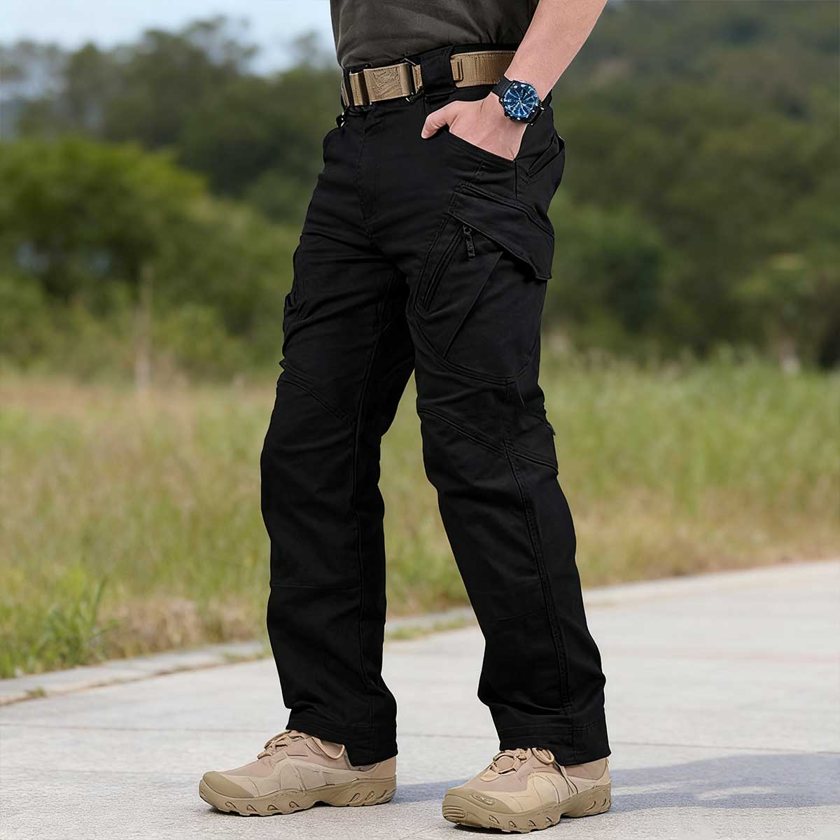 🔥【S-6XL】Męskie spodnie bojówki spodnie wojskowe❤️(40-105 kg)