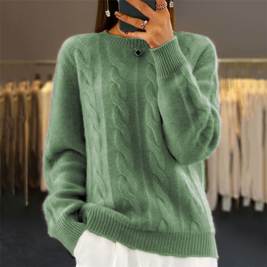 🔥⛄【S-XL】Suéter de lana de alta calidad de color sólido nuevo otoño e invierno 2026