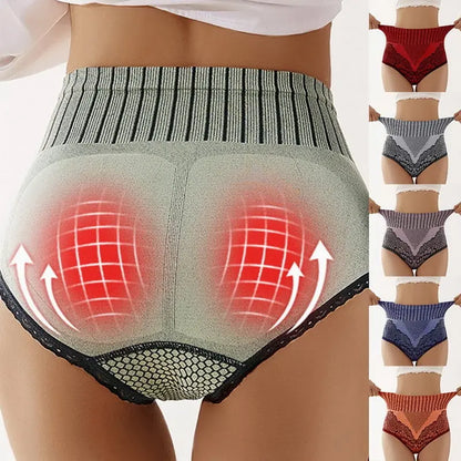 🔥🩲【7 pachete】- Lenjerie de corp cu talie înaltă pentru controlul burticii