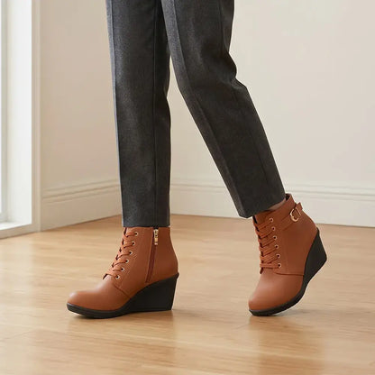 【35-42】👢 Ghete de damă de iarnă cu platformă ascunsă – o alegere elegantă și stabilă pentru zilele friguroase