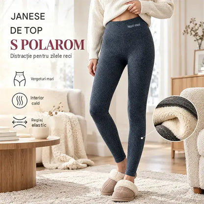 ✨⛄【S-5XL】Colanți termici pentru femei, cu căptușeală din fleece — un articol indispensabil pentru toamna/iarna 2026.