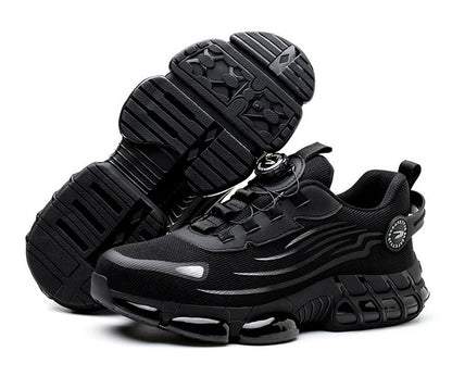 🔥Las botas de seguridad para hombre, aptas para uso diario, son resistentes a los impactos y a las perforaciones, y cuentan con puntera de acero.