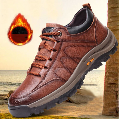 🔥👞 【Reducere de 50%✨】Pantofi noi din piele pentru bărbați, pentru toamnă/iarnă – confortabili și călduroși
