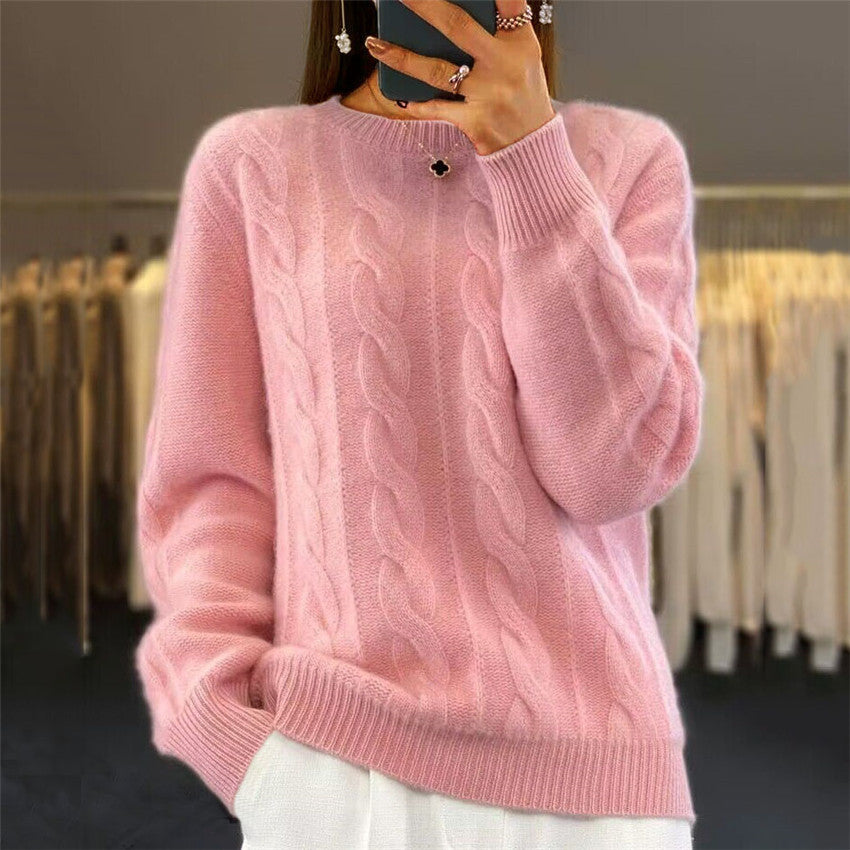 🔥⛄【S-XL】Suéter de lana de alta calidad de color sólido nuevo otoño e invierno 2026