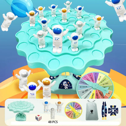 🔥【Zestaw 48 astronautów】【Kup jeden, drugi dostaniesz gratis】🎁Interaktywna zabawka edukacyjna Astronaut Balance dla rodzica i dziecka