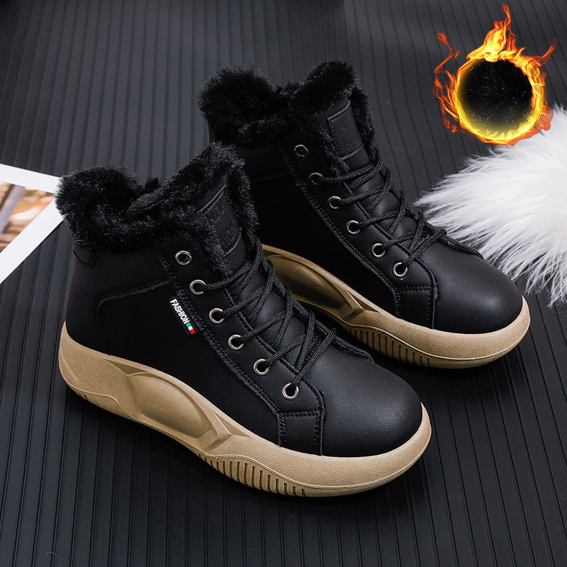 【35-40】Zapatos de ocio versátiles de nueva moda con suela gruesa retro