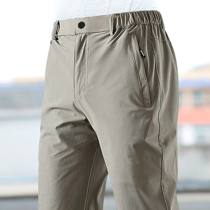 ❄️【XL-5XL】Pantalón hombre outdoor ligero de secado rápido con tejido fresco elástico ideal verano