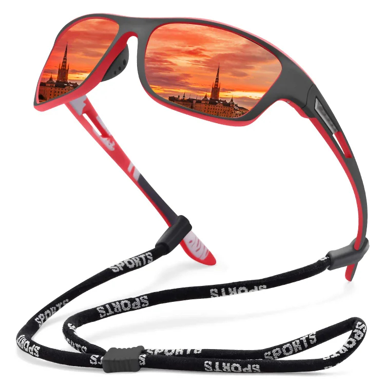 🚵‍♂️😎 【Cumpără 1 Primești 1 Gratuit】🕶⚡ Ochelari de soare sport pentru bărbați, polarizați, cu lentile oglindite, moderni și rezistenți la praf, ideali pentru ciclism în aer liber