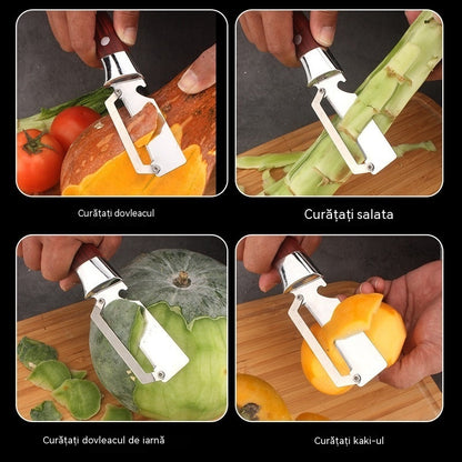 💥Cumpără unul, primești unul gratuit💥🔪Răzuitor multifuncțional din oțel inoxidabil🧅Poți curăța fructe și legume, tăia carne și deschide sticle